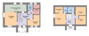 КП «Заповедный парк-2», планировка 5-комнатной квартиры, 125.00 м²