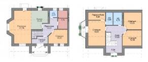 КП «Заповедный парк-2», планировка 5-комнатной квартиры, 150.00 м²