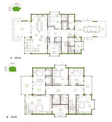 КП «HONKANOVA», планировка 5-комнатной квартиры, 444.00 м²