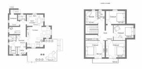 КП «Новое Сойкино (Европейский квартал)», планировка 5-комнатной квартиры, 215.70 м²