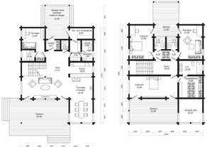 КП «Polianka», планировка 3-комнатной квартиры, 440.17 м²