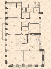 Апарт-комплекс «Дом Балле», планировка 4-комнатной квартиры, 330.10 м²