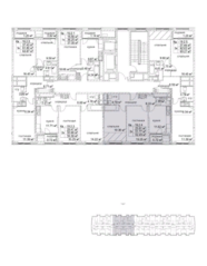 ЖК «Pilot 9-18», планировка 2-комнатной квартиры, 52.00 м²