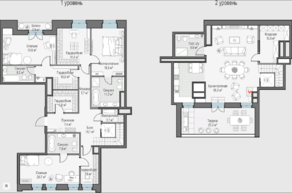 ЖК «Клубный дом Чистые Пруды», планировка 3-комнатной квартиры, 237.00 м²