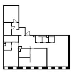 МФК «Allegoria Mosca», планировка 3-комнатной квартиры, 242.00 м²