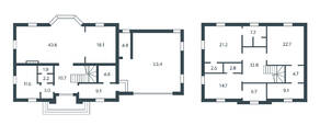 МЖК «Residential Park MillCreek», планировка 5-комнатной квартиры, 274.40 м²