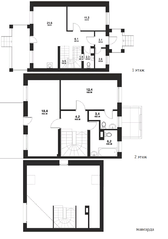 ЖК «Мечта», планировка 5-комнатной квартиры, 171.00 м²