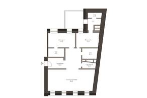 МФК «Вознесенский 11/3», планировка 2-комнатной квартиры, 109.70 м²