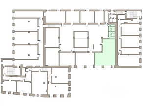 Апарт-комплекс «Берег Яузы», планировка студии, 109.50 м²