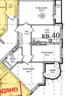 ЖК «Гнездо аиста», планировка 3-комнатной квартиры, 95.40 м²