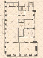 Апарт-отель «Дом Балле», планировка 4-комнатной квартиры, 330.10 м²
