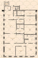 Апарт-отель «Дом Балле», планировка 5-комнатной квартиры, 335.40 м²