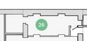 МЖК Клубный дом «Фон-Геккера», планировка 1-комнатной квартиры, 29.40 м²