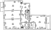 ЖК «Халькон», планировка 3-комнатной квартиры, 111.30 м²