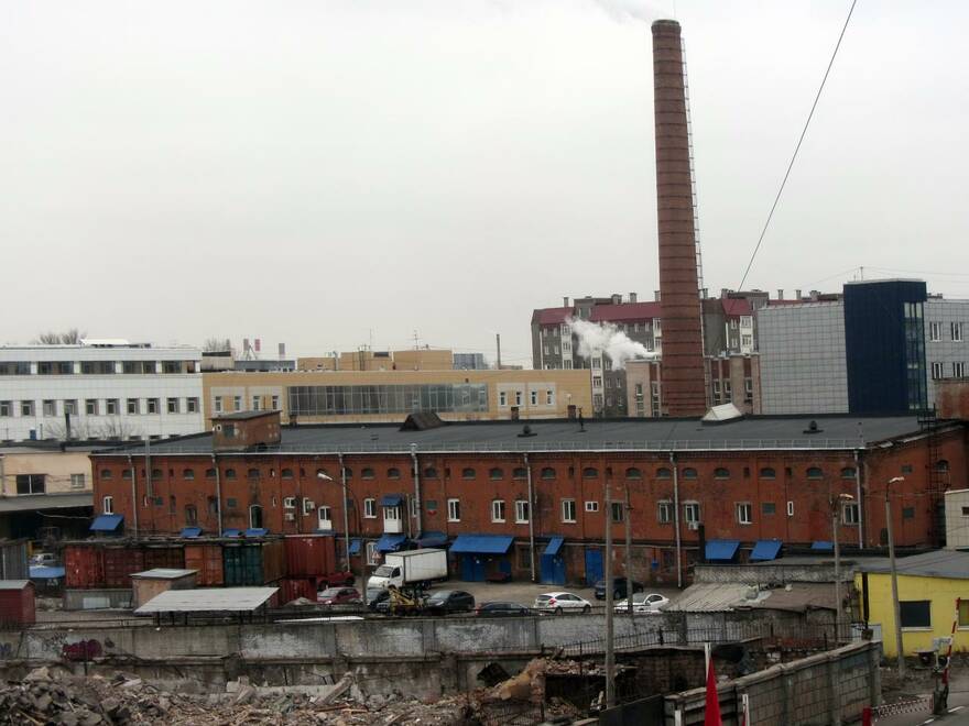 На месте бетонного завода вблизи «Нарвской» ожидается новый жилой комплекс