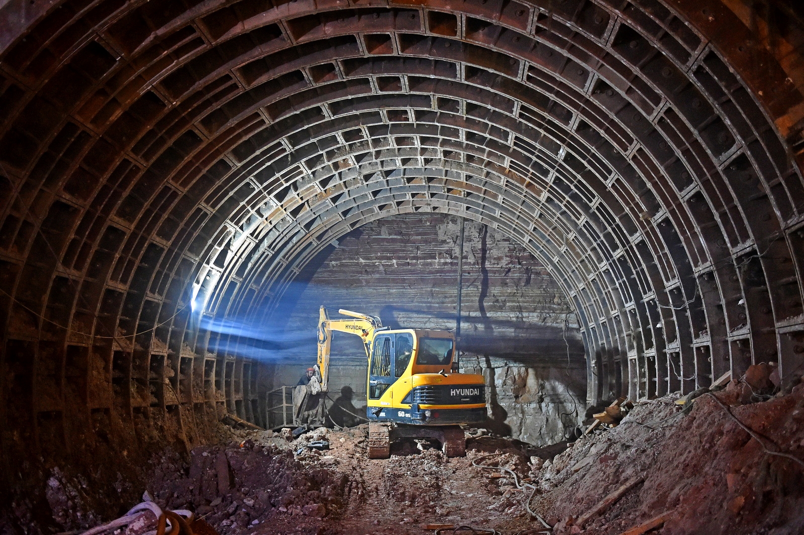 Московский метрополитен ,туннели глубокого заложения