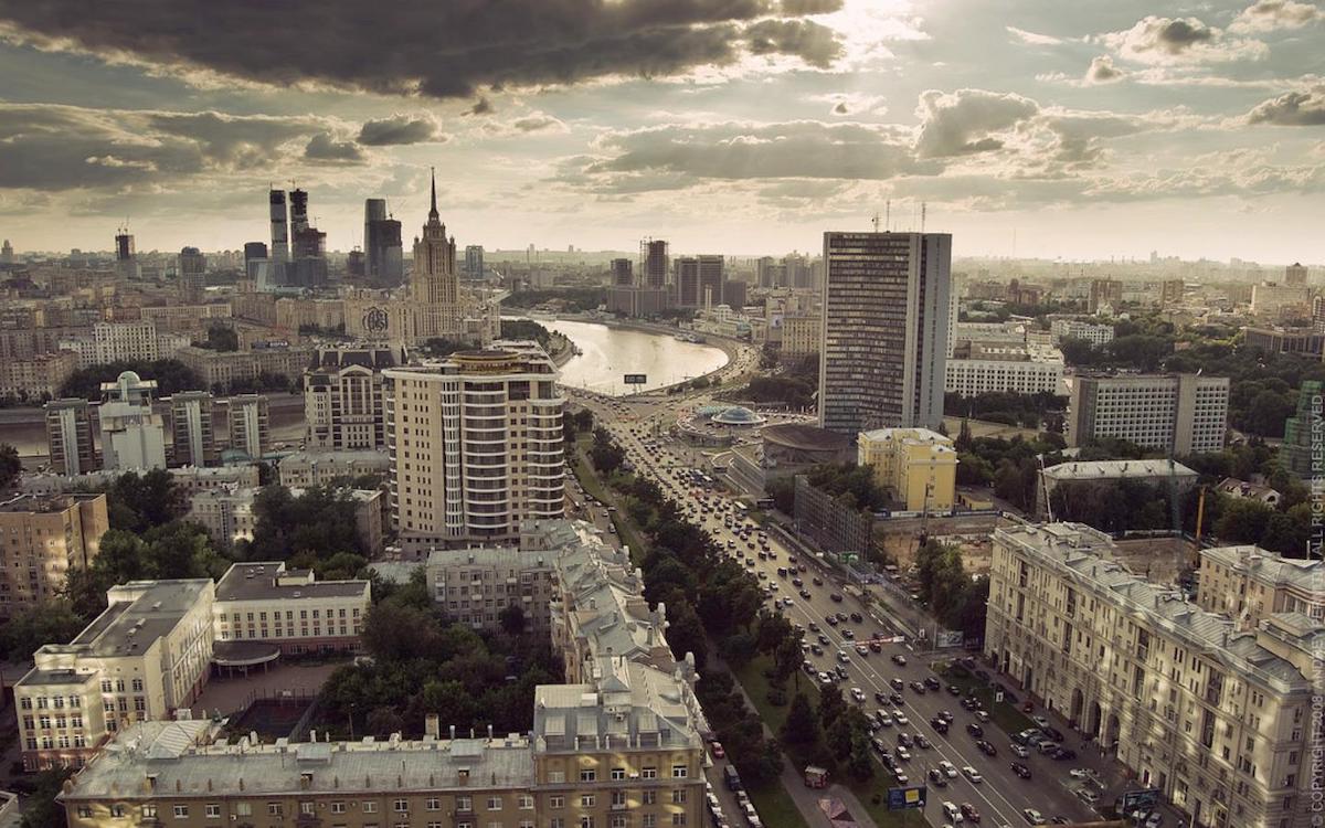 москва серая