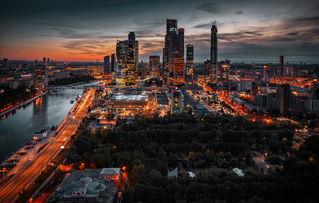 Фото на рабочий стол москва. Москоу - Сити, небоскребы, река.. Ночной Москоу Сити. Мегаполис Москва Сити.