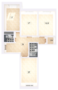 ЖК «Эдельвейс Комфорт», планировка 3-комнатной квартиры, 106.50 м²