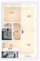 МФК «Voxhall», планировка 2-комнатной квартиры, 59.70 м²